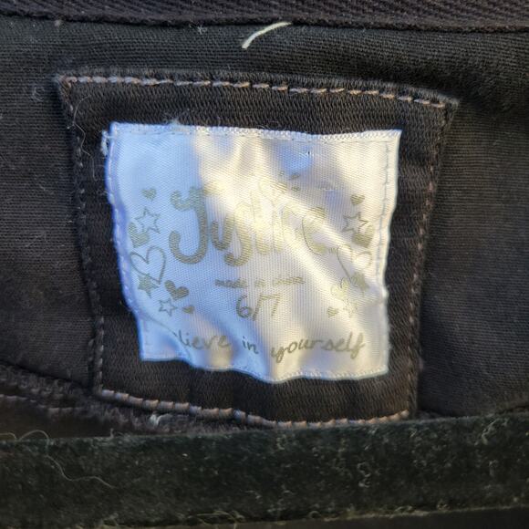 Kid's / Girls SZ 6/7 Hooded Battle Jacket Vest with Skull Applique - Picture 5 of 9